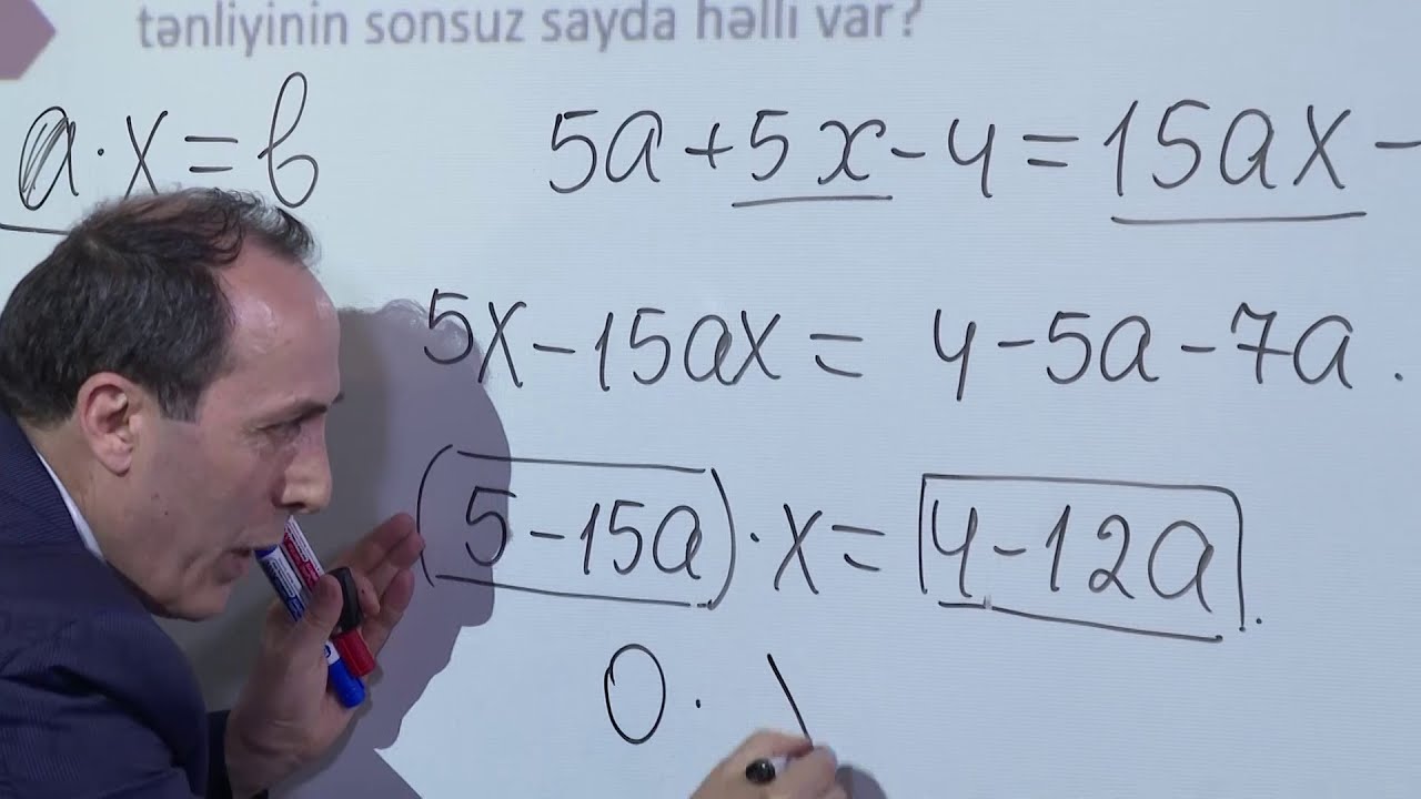 Tənliklər ; Çevrə və çoxbucaqlılar__ Repetitorluq | Ələddin Məmmədli
