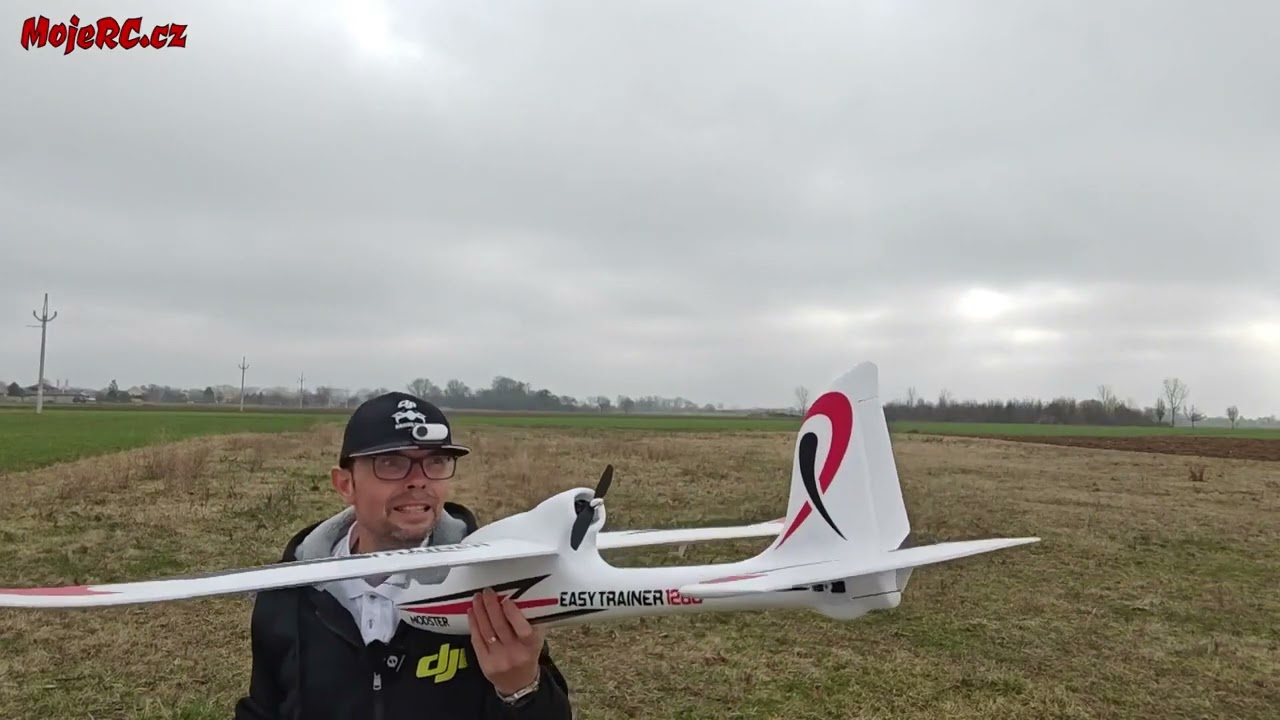 RC letadlo- MODSTER Easy Trainer 1280 V2 - z&aacute;let. Velmi pohodov&yacute; model. 👌
