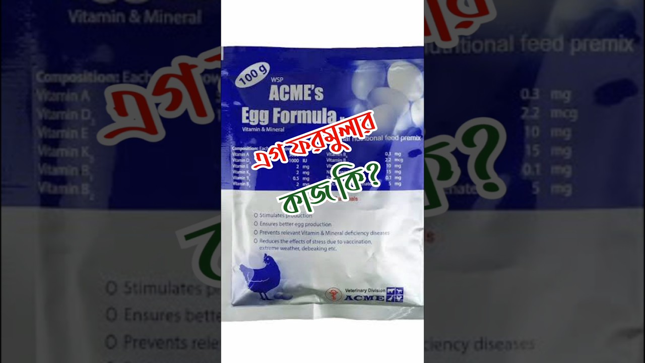 এগ ফরমুলা ভেট এর কাজ কি? || Egg formula || #MunahiAgro #foryou #viral #youtubeshorts #shorts #reels