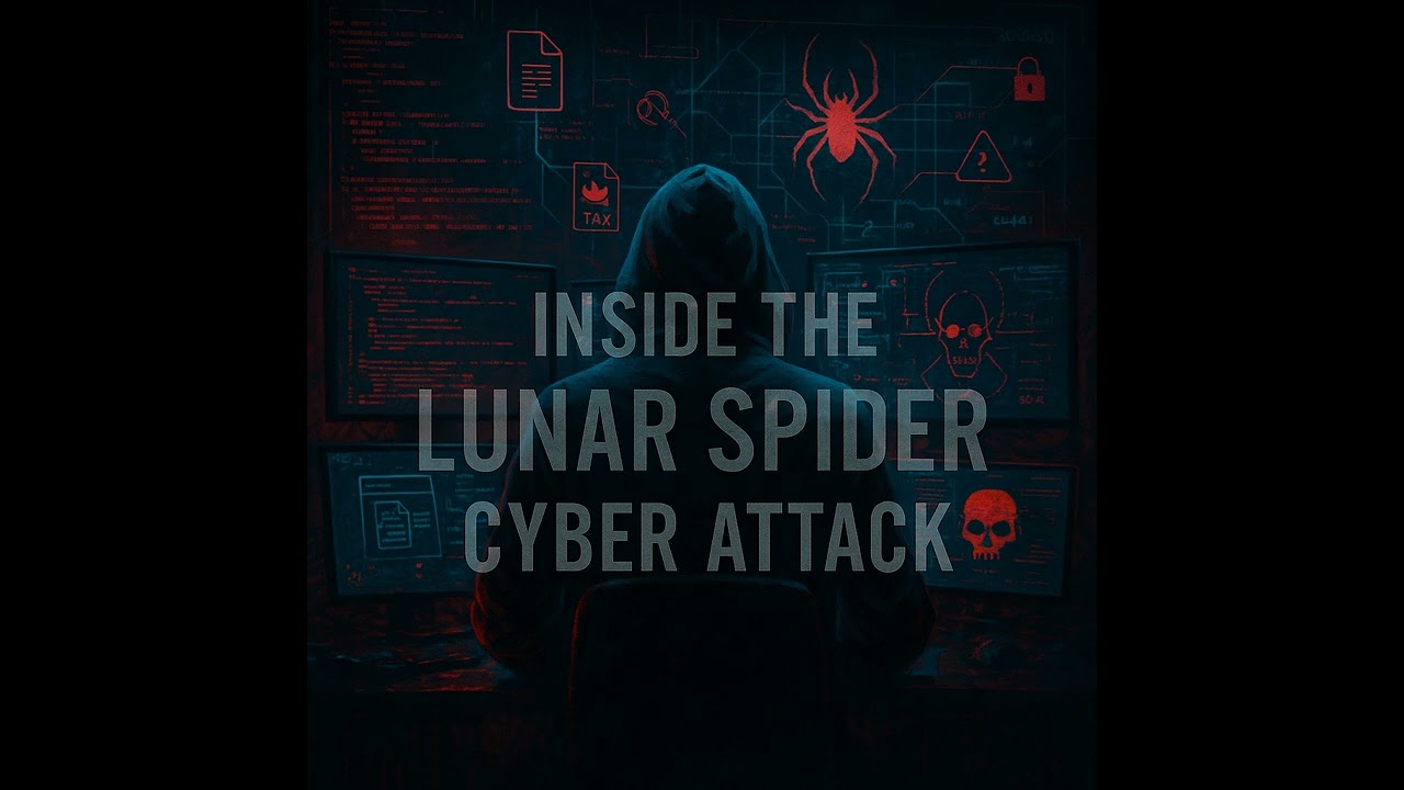 English-Inside the Lunar Spider Cyber Attack 🕷️💻 #CyberSecurity #HackingIncident