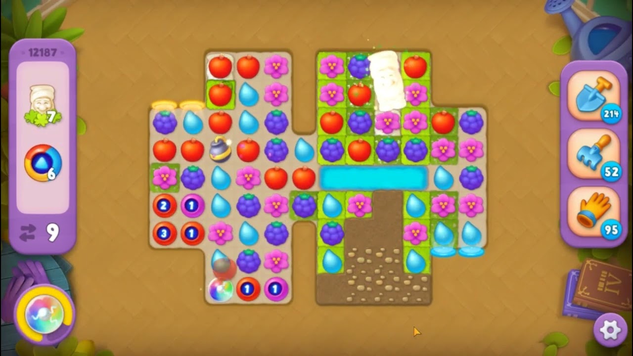 Gardenscapes Level 12187 (Super Hard) No Boosters #Nuikin