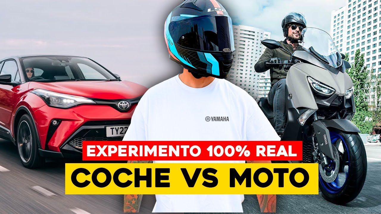 Un COCHE no puede contra una MOTO | Experiencia real