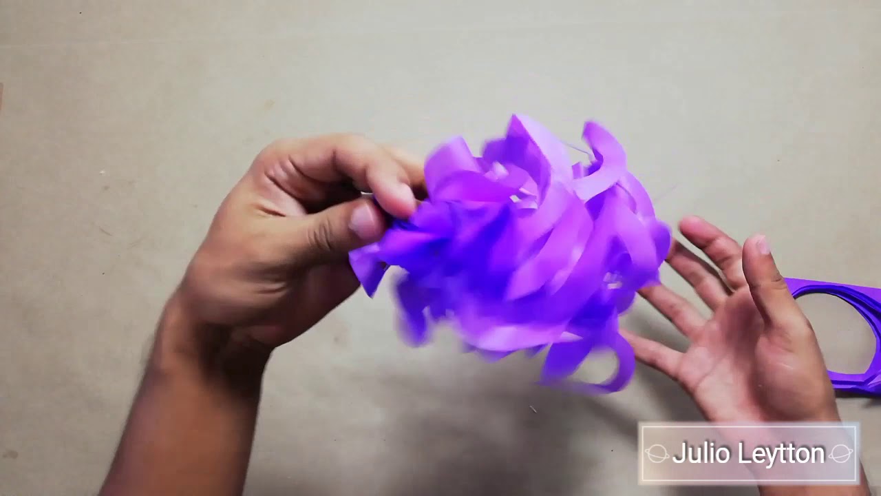 COMO HACER CABELLO PARA PIÑATAS DE PRINCESAS, UNICORNIOS Y MÁS. || Julio Leytton