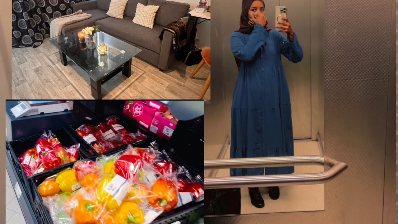 Weekly reset routine 🍏 cleaning my apartment, grocery shooting + how l prep for my week