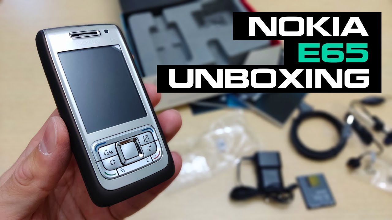 Nokia E65 Unboxing 4K (RM-208) - Review - Full Pack with all accessories