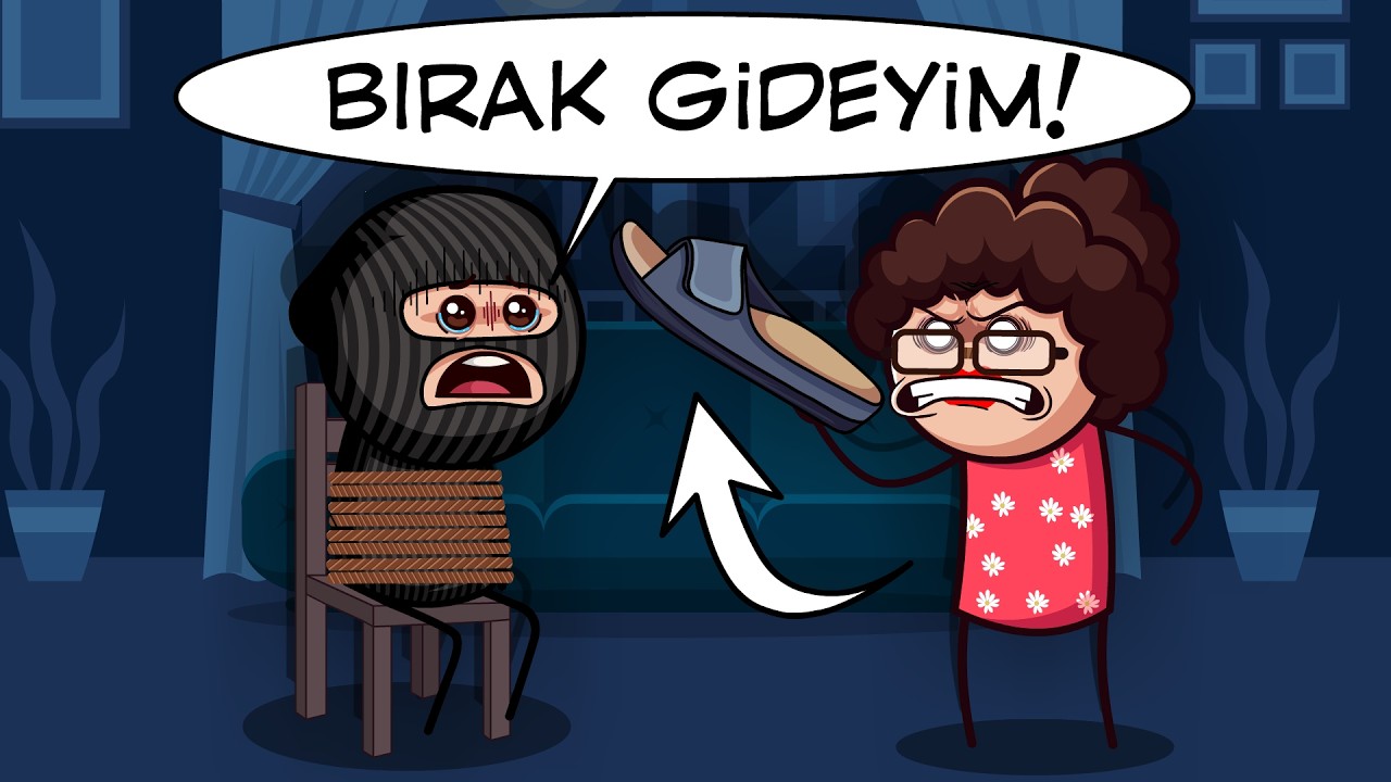 Annem Hırsızı Yakalarsa 😂 EN KOMİK ANİMASYONLAR