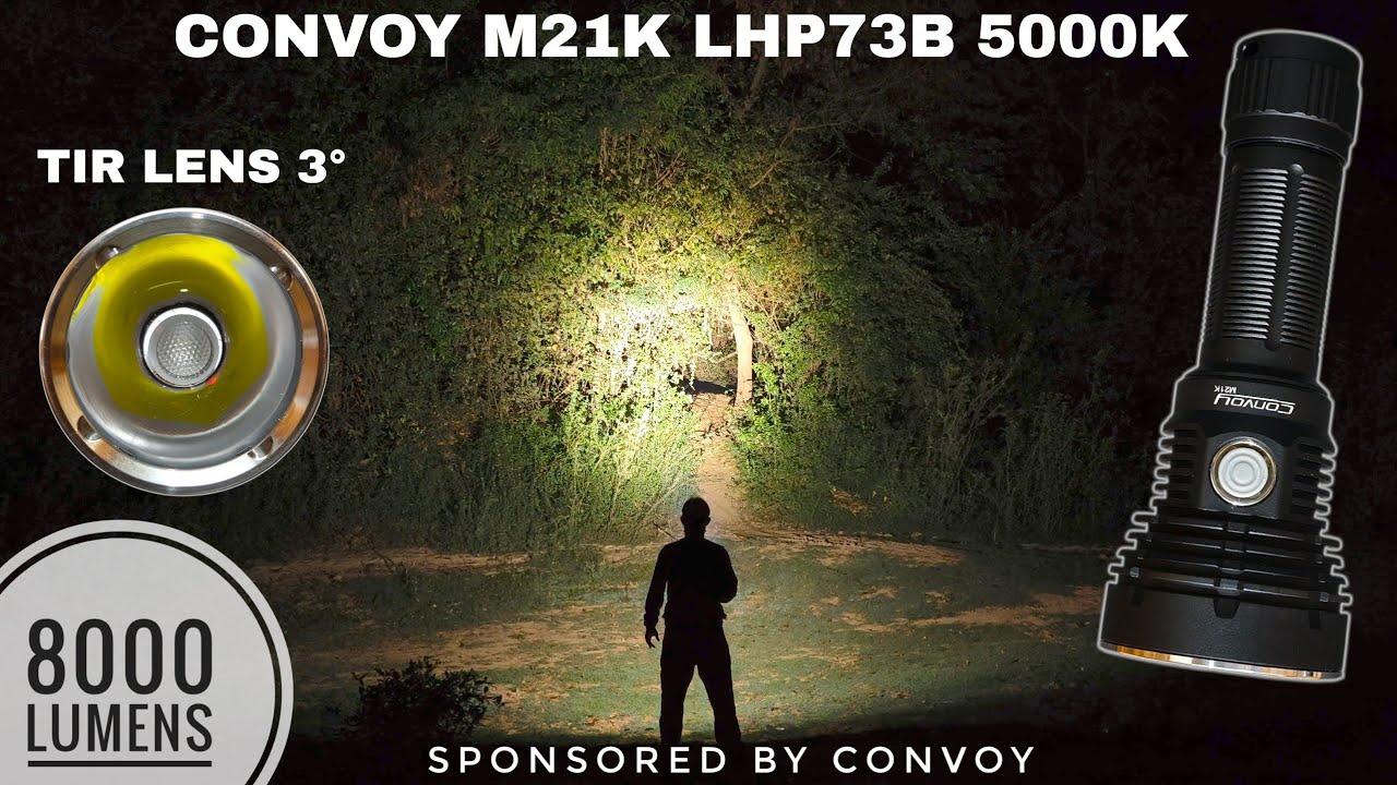 Обзор и сравнение характеристик Convoy M21K LHP73B 5000K с Firefly E07X Cannon SFT-25R 5000K 7500 лм