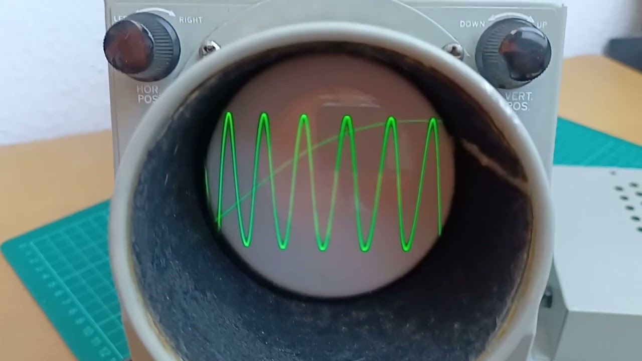Osciloscopio OS-8C/U de 1956. Tutorial y test