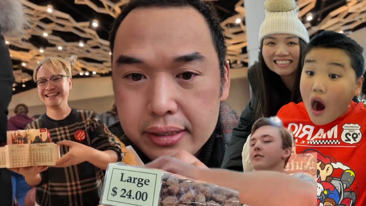 Gặp đồng hương trên xứ lạnh/ Chợ giáng sinh Canada/ Winnipeg Christmas market 🎄