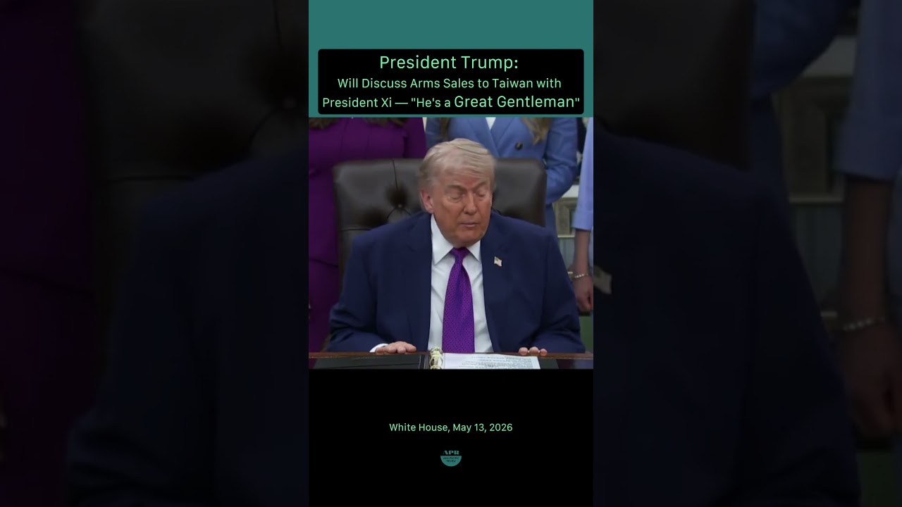 President Trump: Will Discuss Arms Sales to Taiwan with President Xi &mdash; 