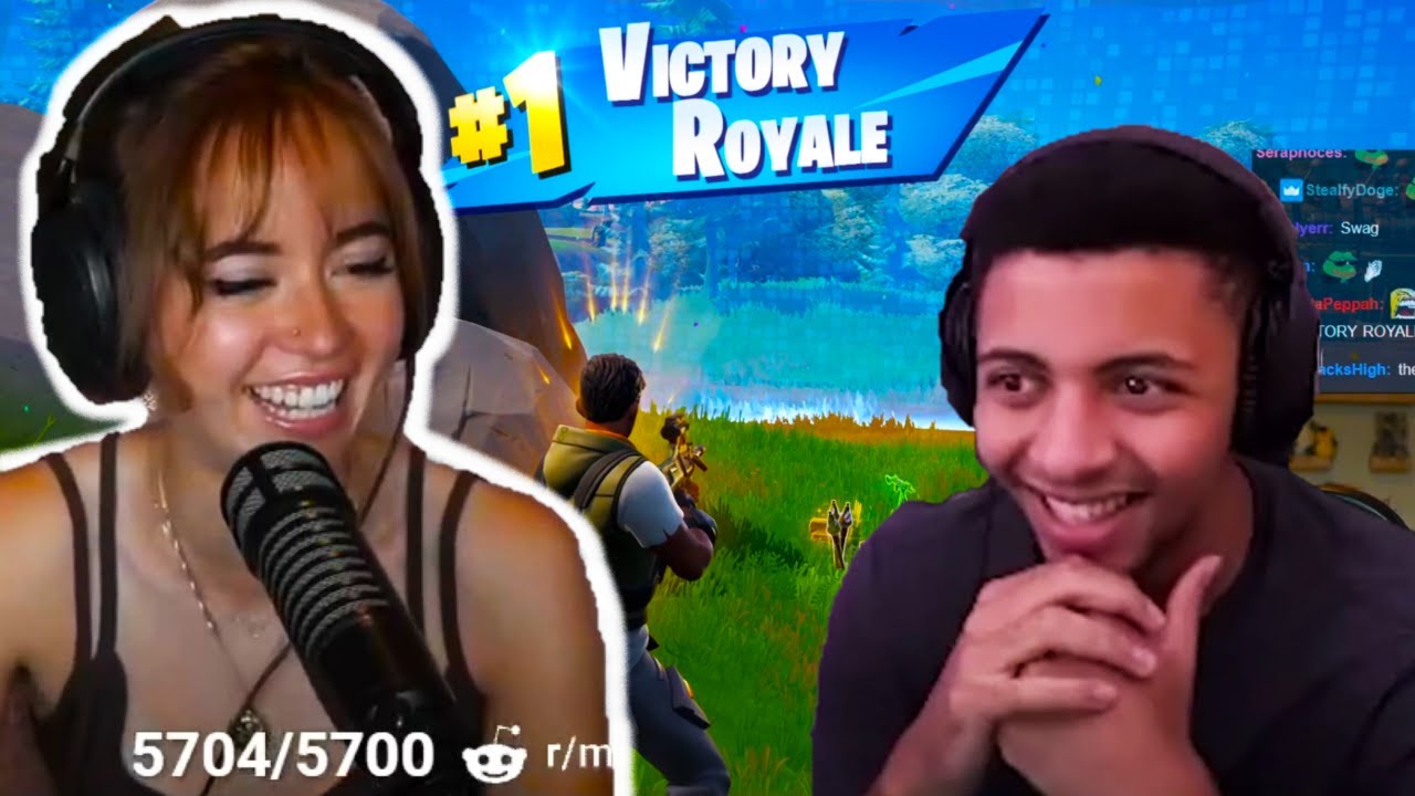 Maya DESTROYS people on Fortnite (ft. Myth)