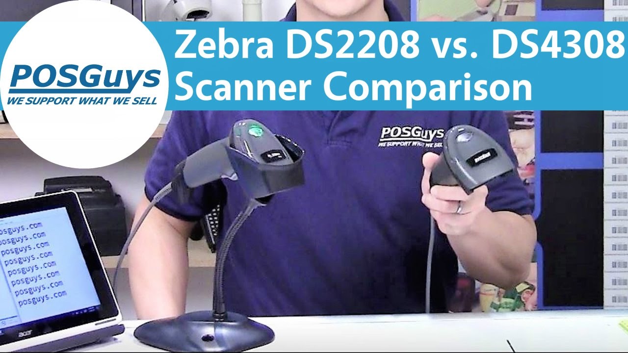 Zebra DS2208 vs DS4308 Scanner Comparison - POSGuys.com