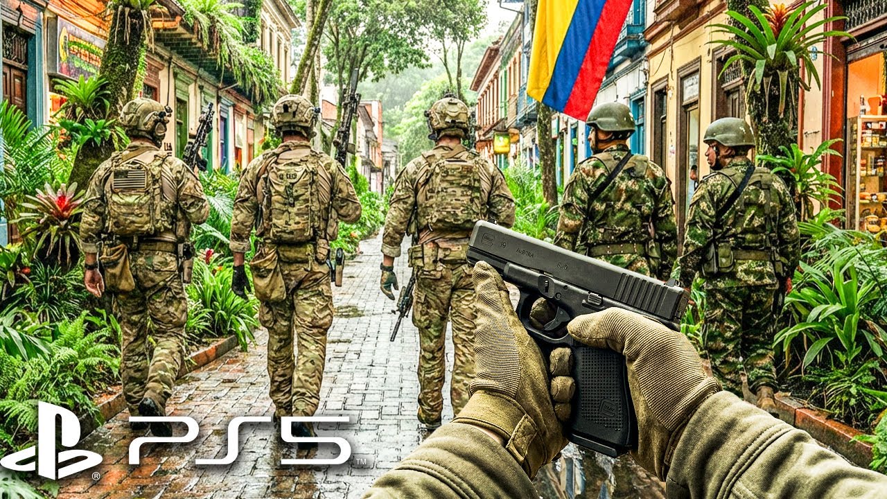 Ataque Militar en Colombia | Gr&aacute;ficos ULTRA Realistas [4K 60FPS HDR]