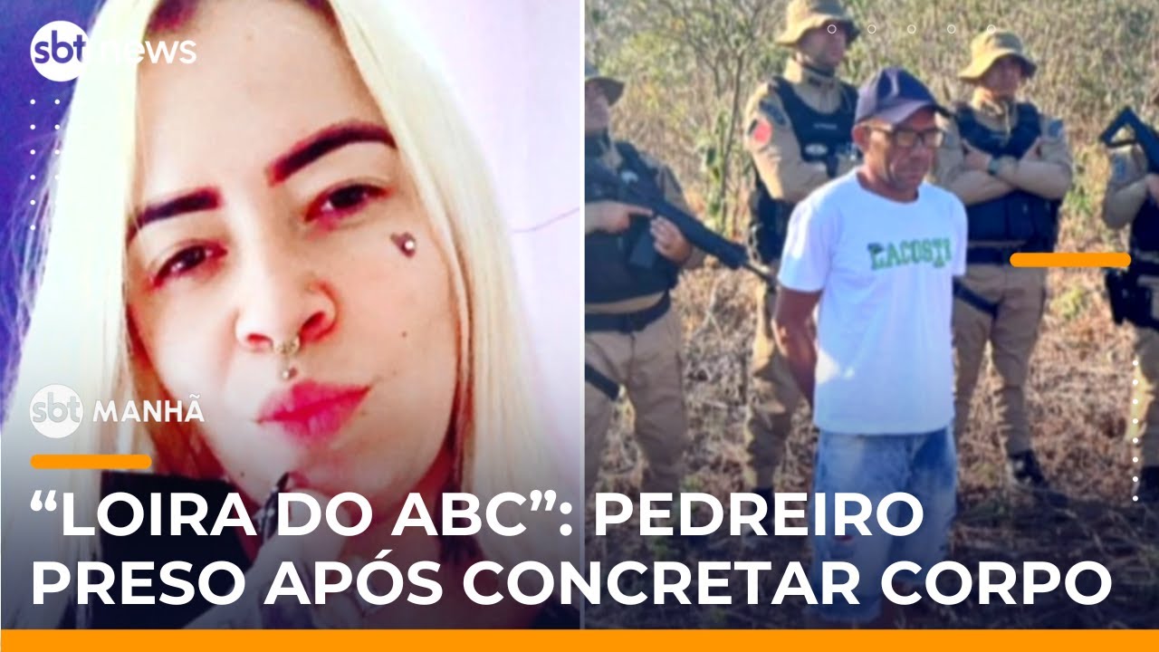 Assassino da “Loira do ABC” é preso no sertão da Paraíba após quase dois meses foragido | #SBTManha