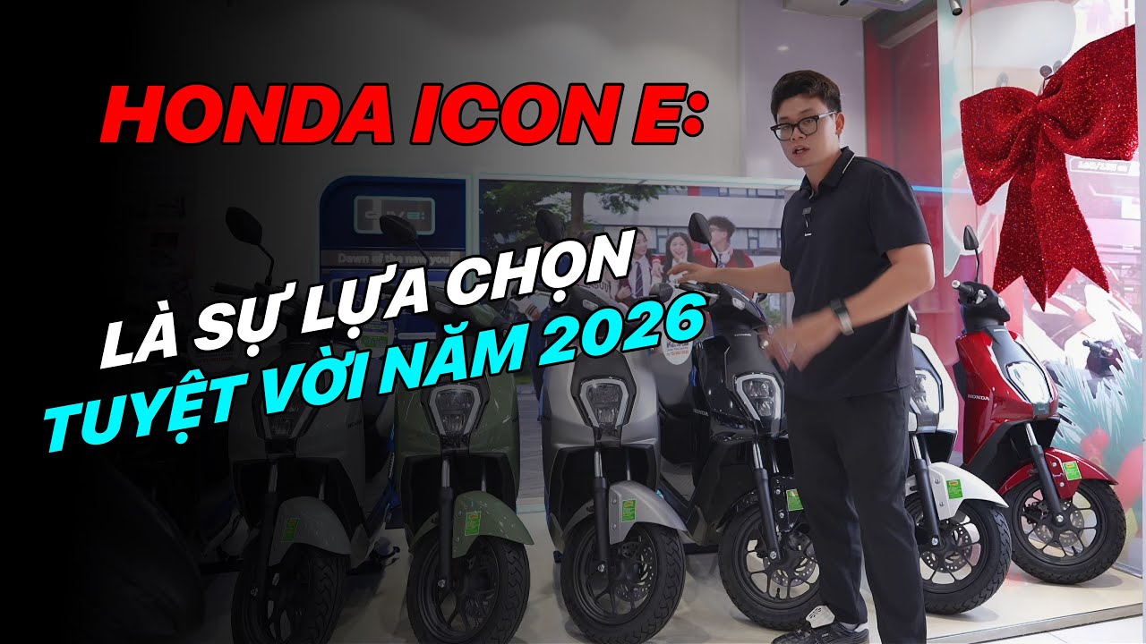 Rước ngay ICON e: giá chỉ từ 17 triệu đồng tại HEAD Dũng Tiến Sài Gòn