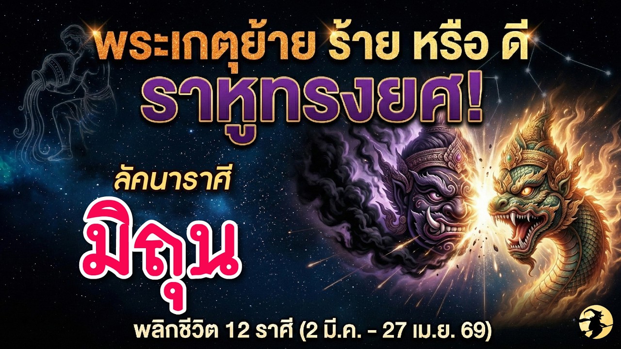 ราศีมิถุน ♊ ดาวพระเกตุย้าย ร้าย หรือ ดี ? ⚡️