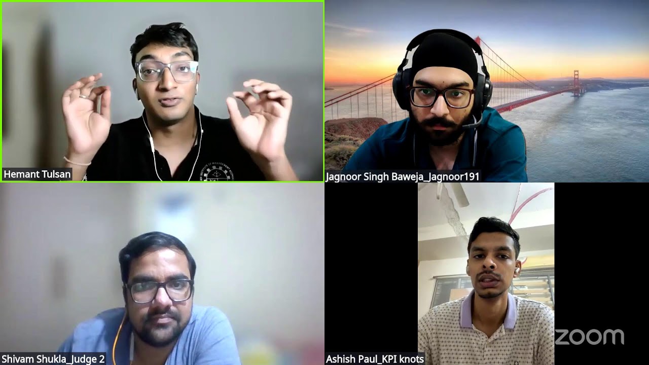 How a case competition final live looks like