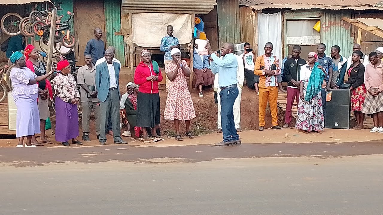 The blood of the sacrificial lamb ( Remo) Gachie open air crusade by Evangelist James Oile@CMMTV