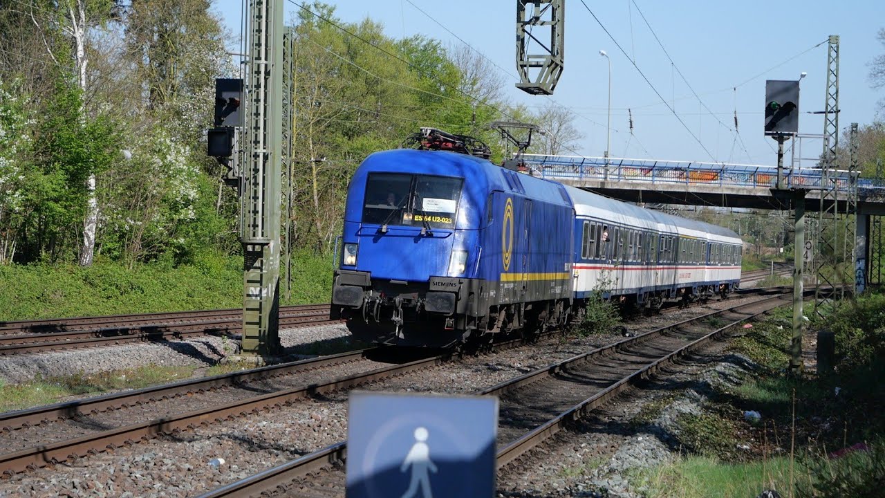 Eisenbahnverkehr in Krefeld Oppum Mit Br 182 1440 442 1428 1429 648 294  215 186 193