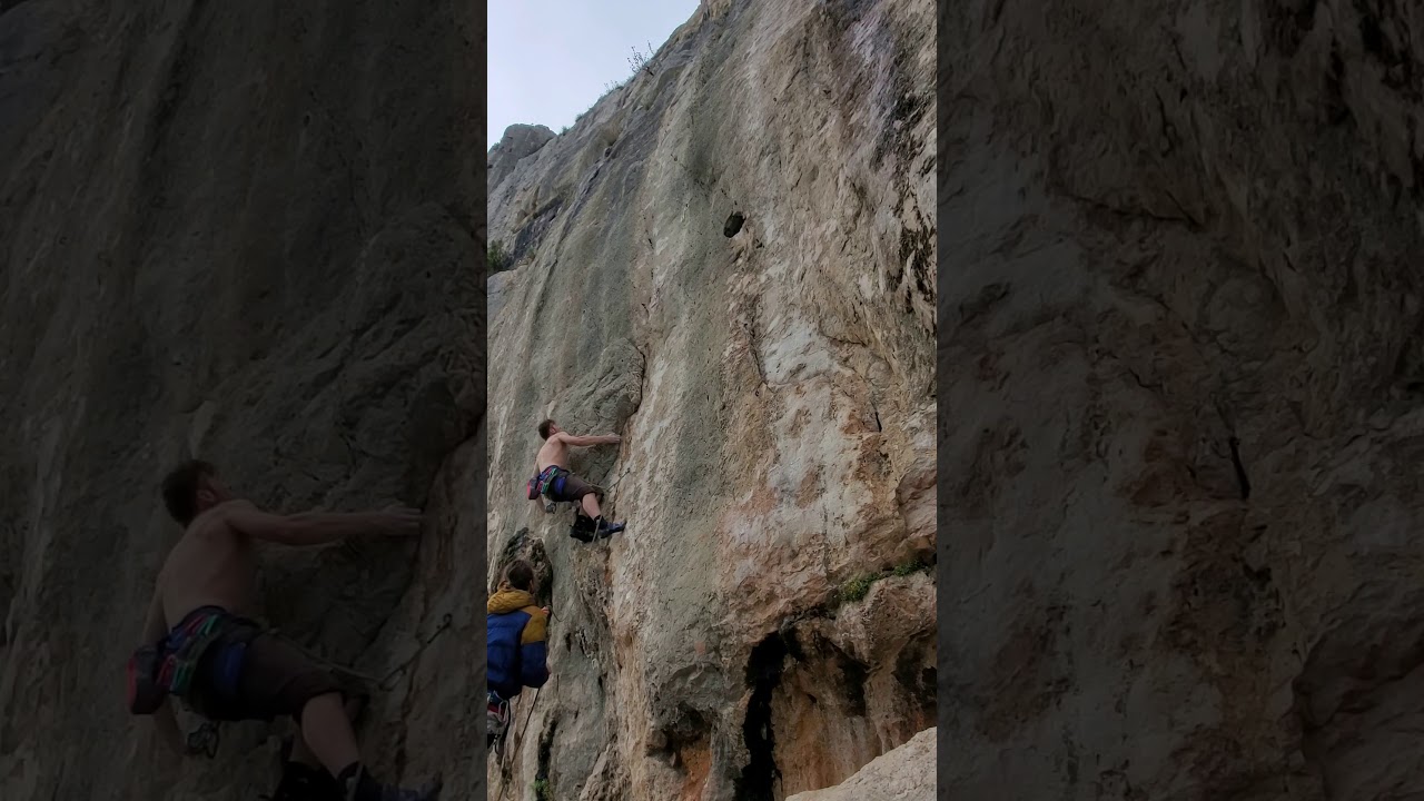 M&eacute;gashoot Directe 5.12c (7b+) - La Loubi&egrave;re - La Turbie