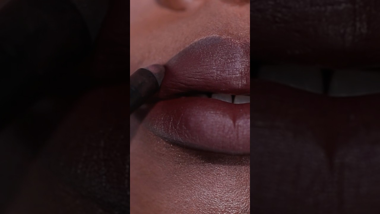 CHOCOLATE BROWN LIP COMBO FOR DARK SKIN #darkskinmakeup #cocoaswatches