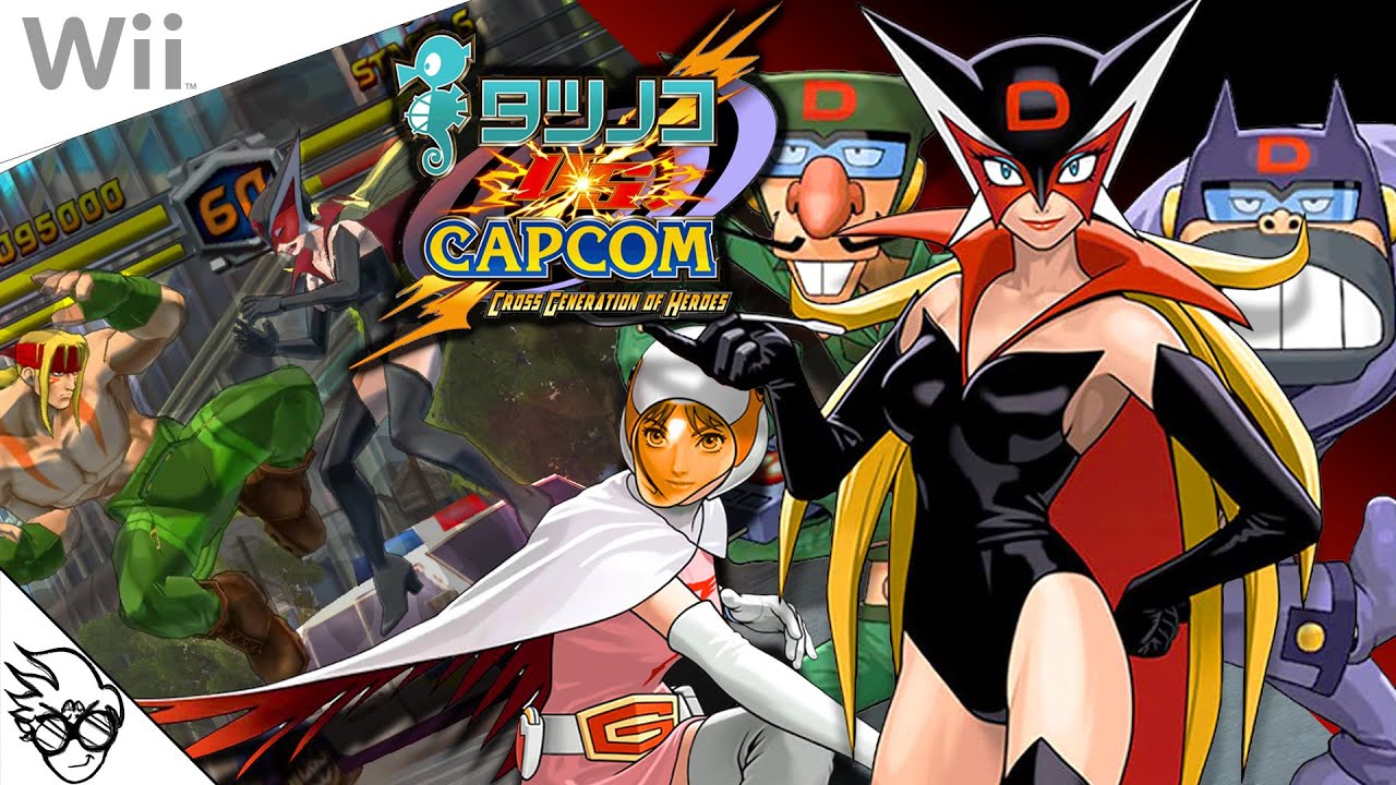 Tatsunoko vs. Capcom: Cross Generation of Heroes (Wii / 2008) - Доронджо / Джун Лебедь [Прохождение]
