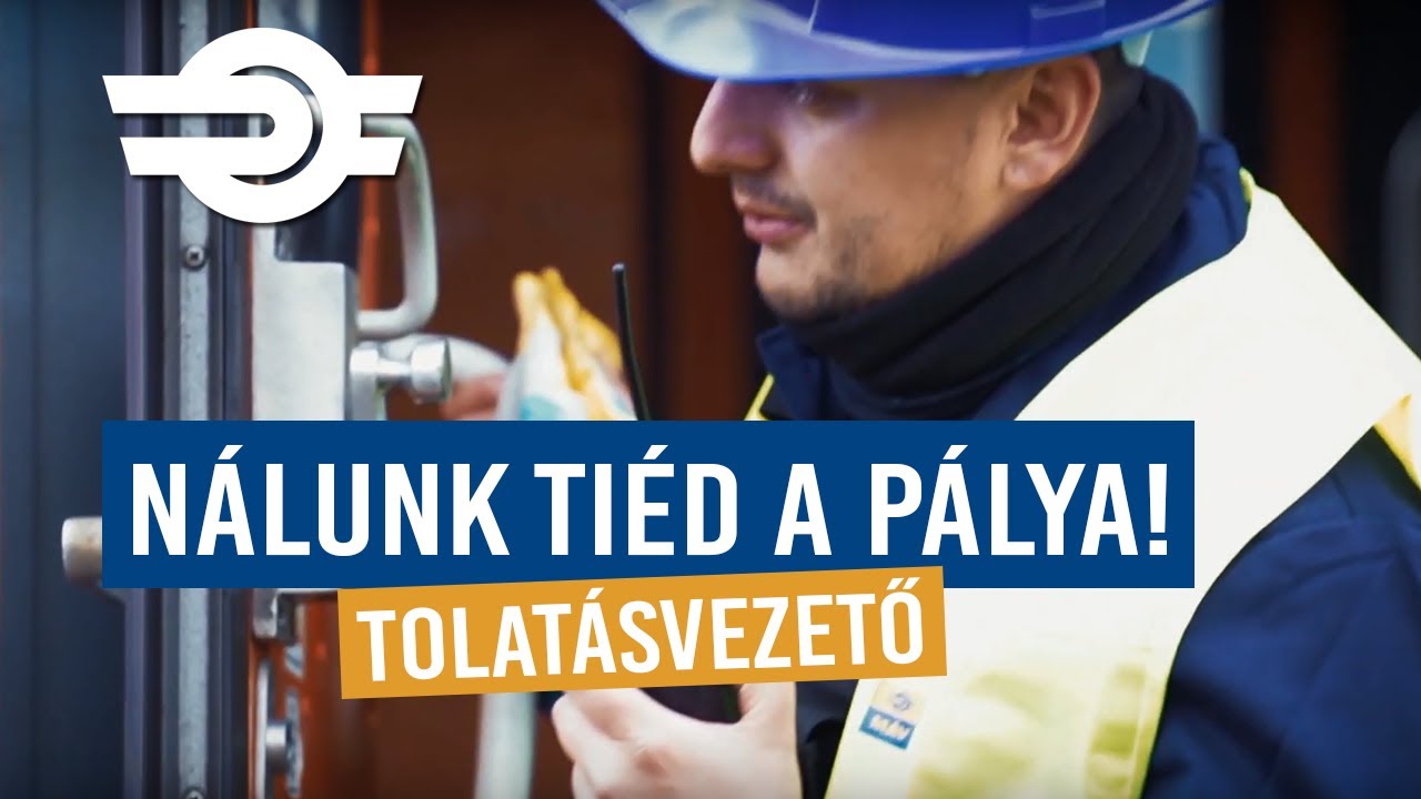 Tolat&aacute;svezető - N&aacute;lunk ti&eacute;d a p&aacute;lya!