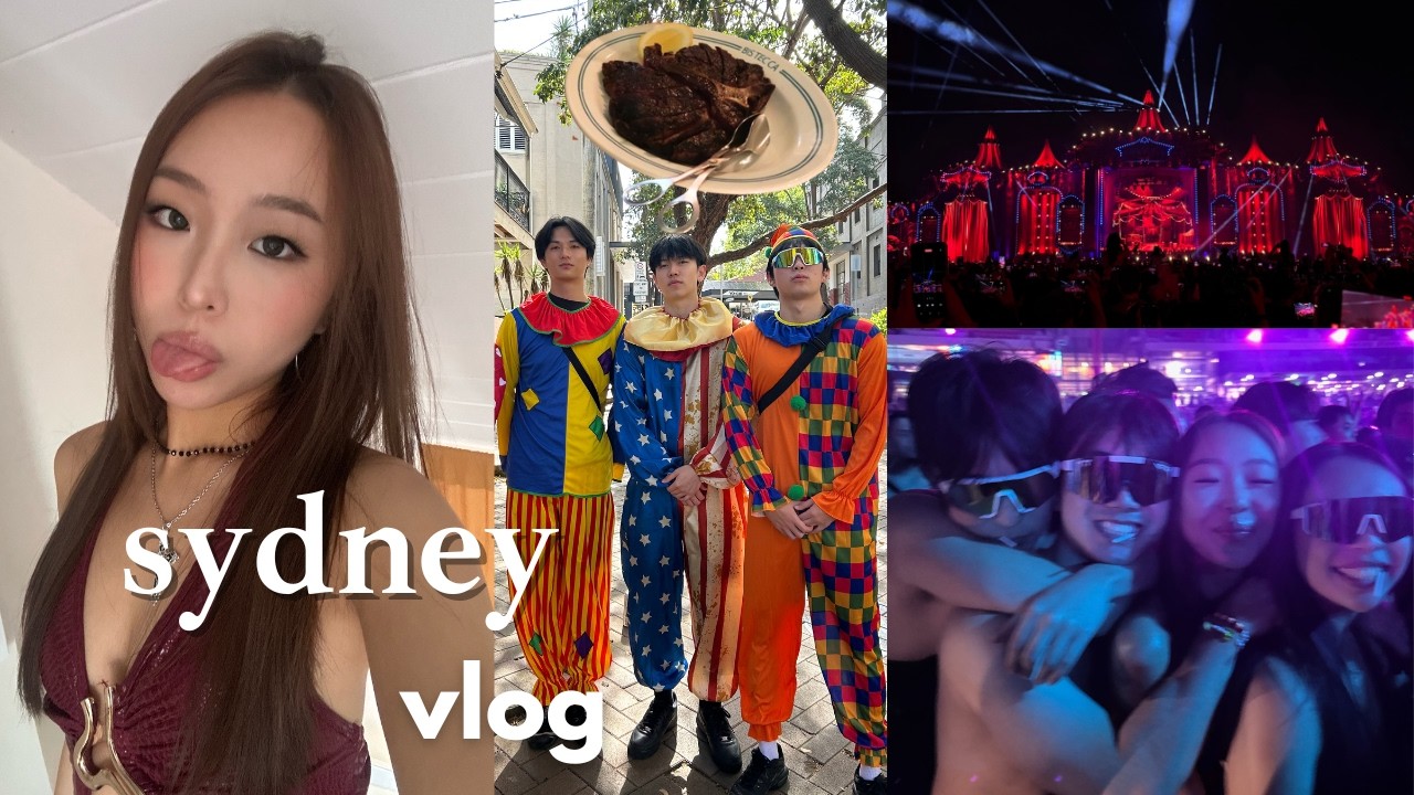 Sydney Vlog 🎪 Knockout, clubbing, lots of EATING