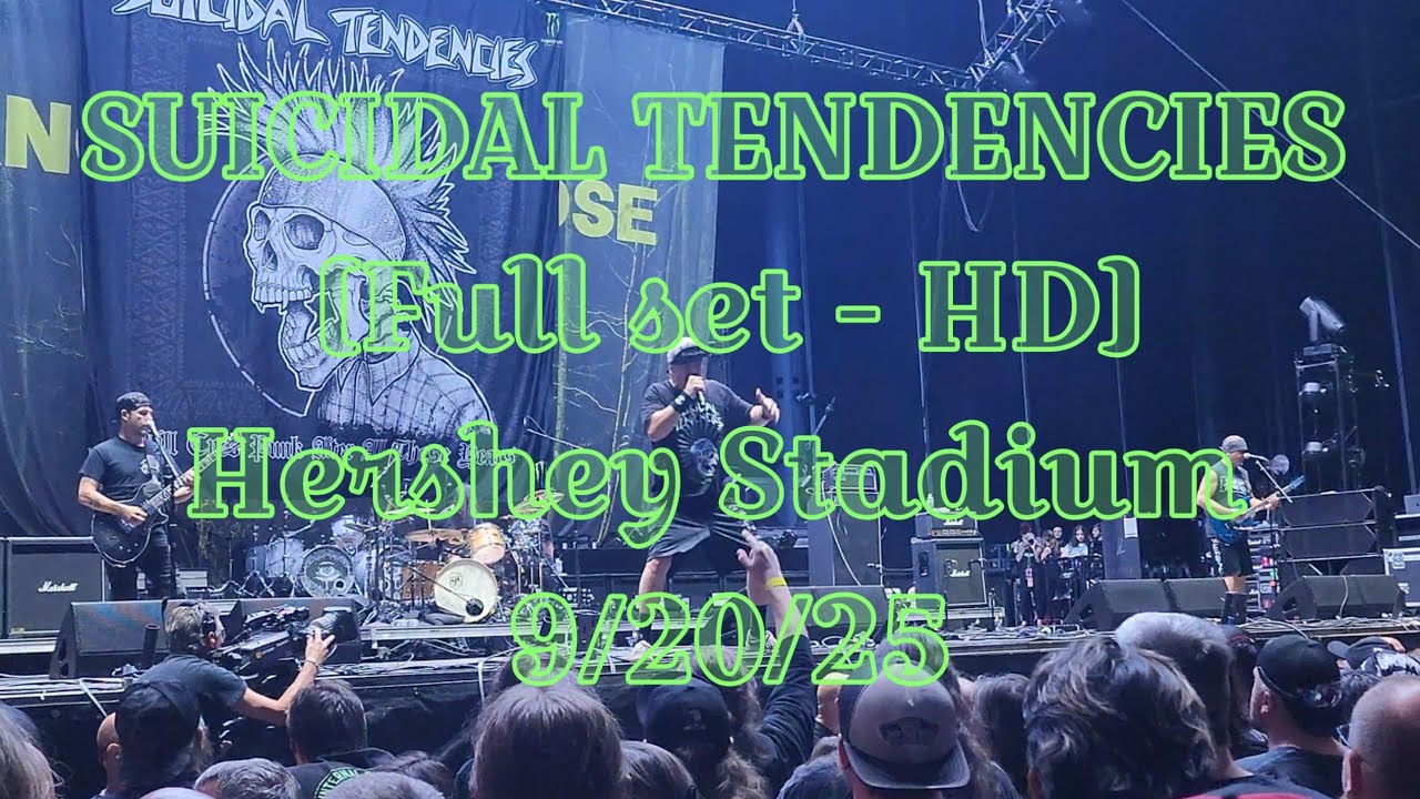 Suicidal Tendencies live - [Full Set - HD] - (Slayer headline) - Hersheypark Stadium - 9/20/25
