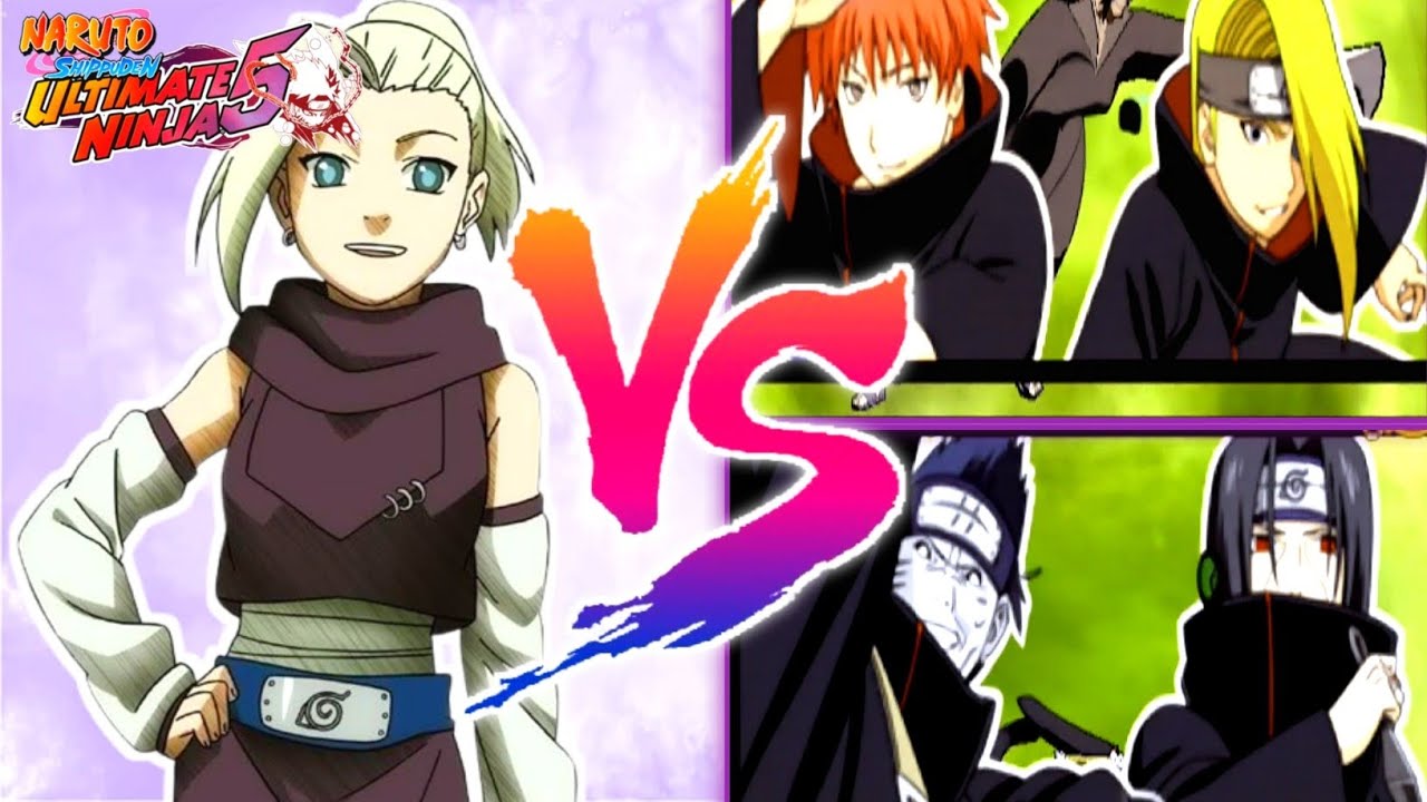 INO CLASSIC VS AKATSUKI [ULTIMATE MODE] - NARUTO ULTIMATE NINJA 5 [PS2]