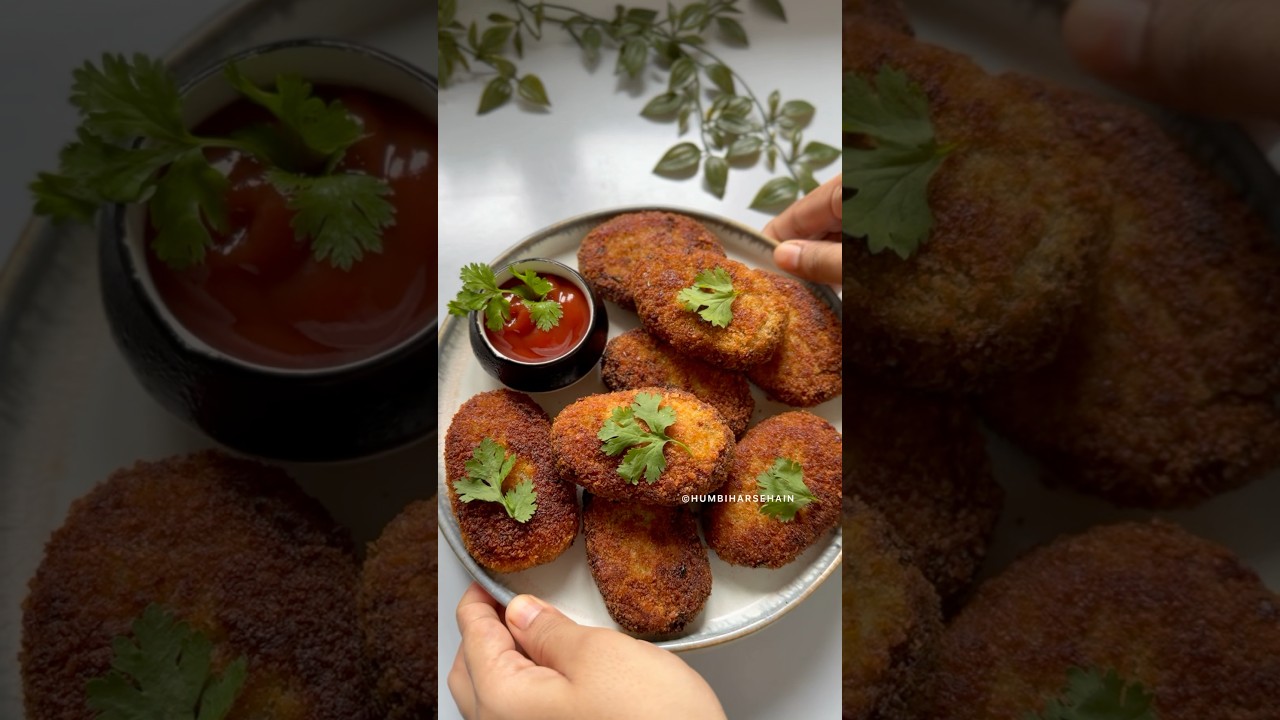 Chicken Cutlet | Chicken snack recipe #humbiharsehain #shortsfeed # #youtubeshorts