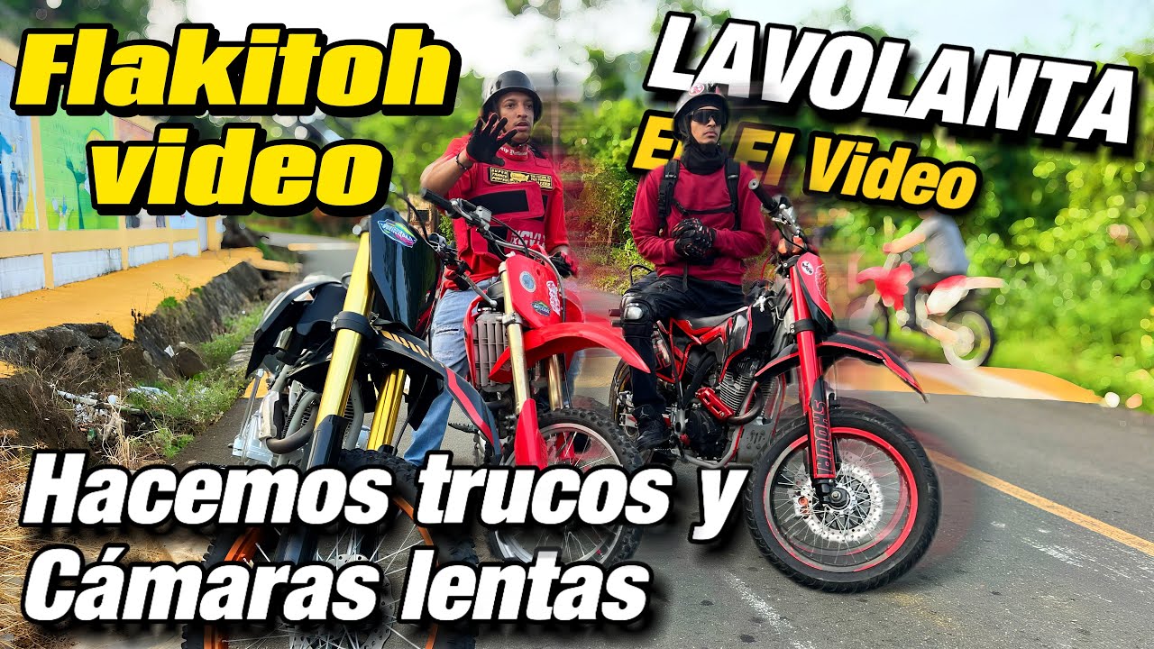 Flakitoh Video LaVolanta TRUCOS Y CÁMARA LENTA EN MOTOS
