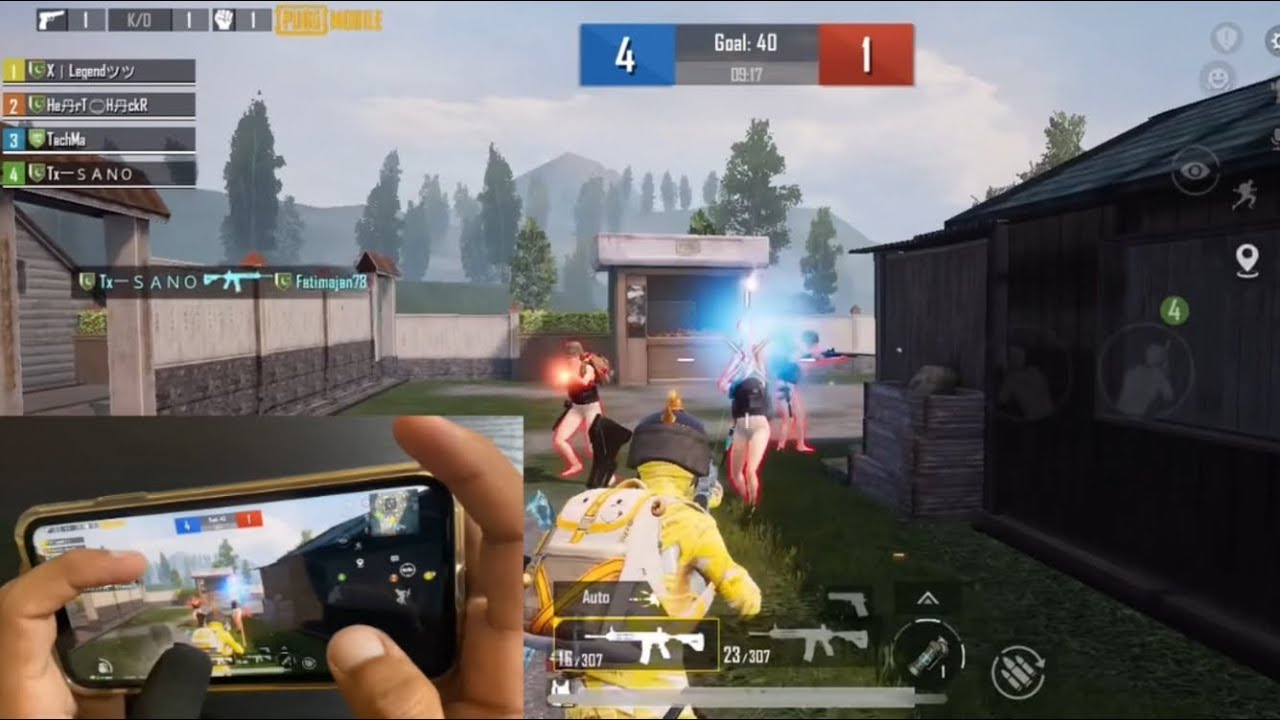IPHONE 11 HDR  MAX SETTING ⚡️/PUBGMOBILE TEST NEW UPDATE / (HANDCAM)