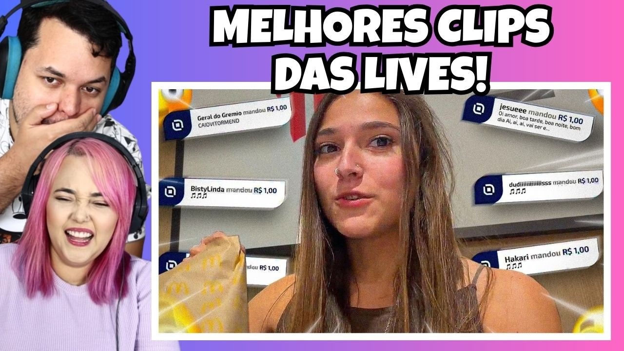 CLIPS ENGRAÇADOS DAS LIVES - A LIVE IRL QUE NÃO DEU MUITO CERTO!! Viralizou Clips // REACT