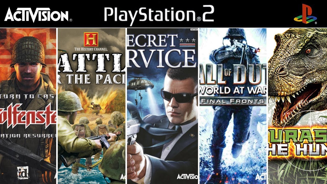 Activision First-person Shooter Games for PS2