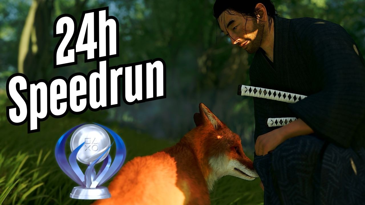 Worlds First Under 24 Hours Platinum Speedrun 🦊- Ghost of Tsushima (Single segment) - Part 1/3