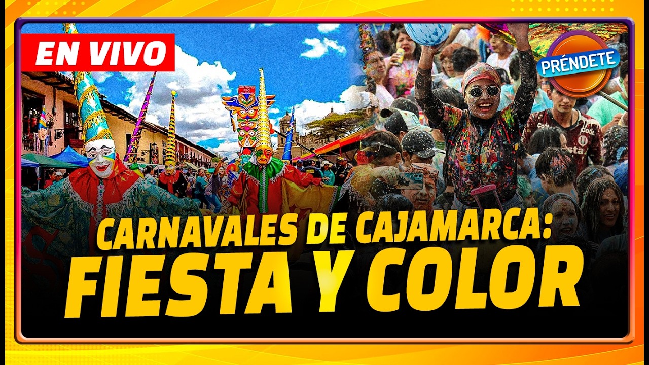 ¡Carnavales de Cajamarca EN VIVO! Tradición y fiesta en Préndete por Panamericana TV