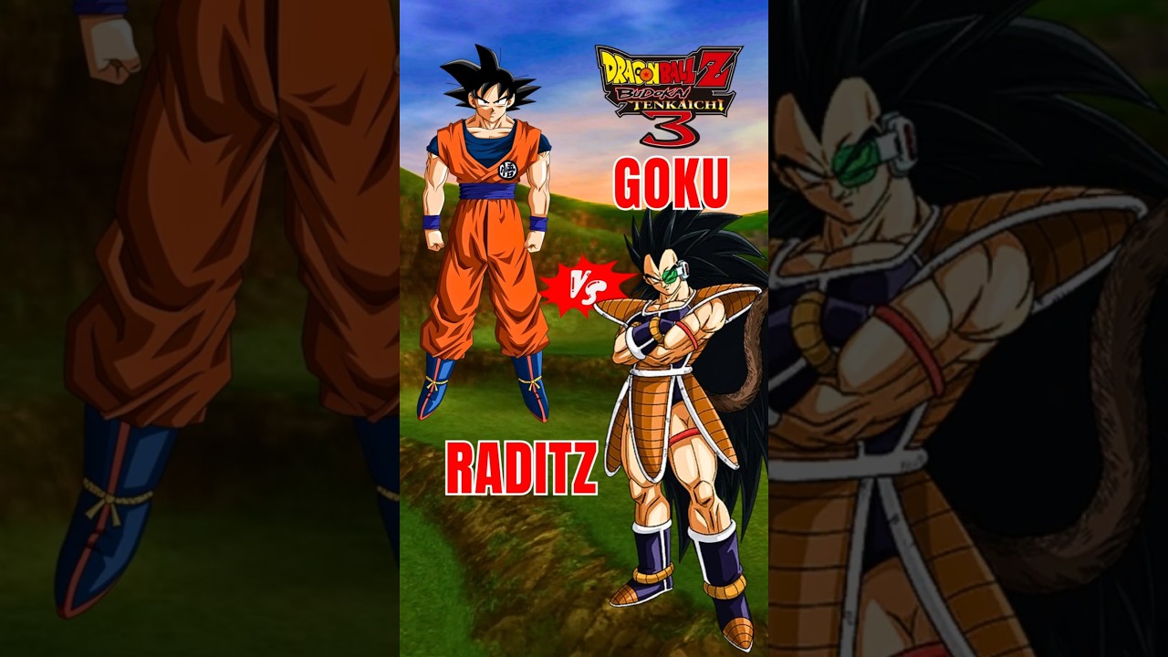 RADITZ VS GOKU (COM VS COM) - DBZ BT3 60fps #dragonball