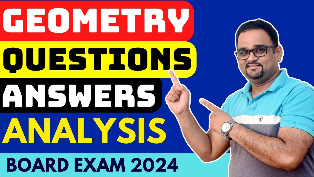 Class 10 Maths | Geometry | Board Exam 2024 | Solution