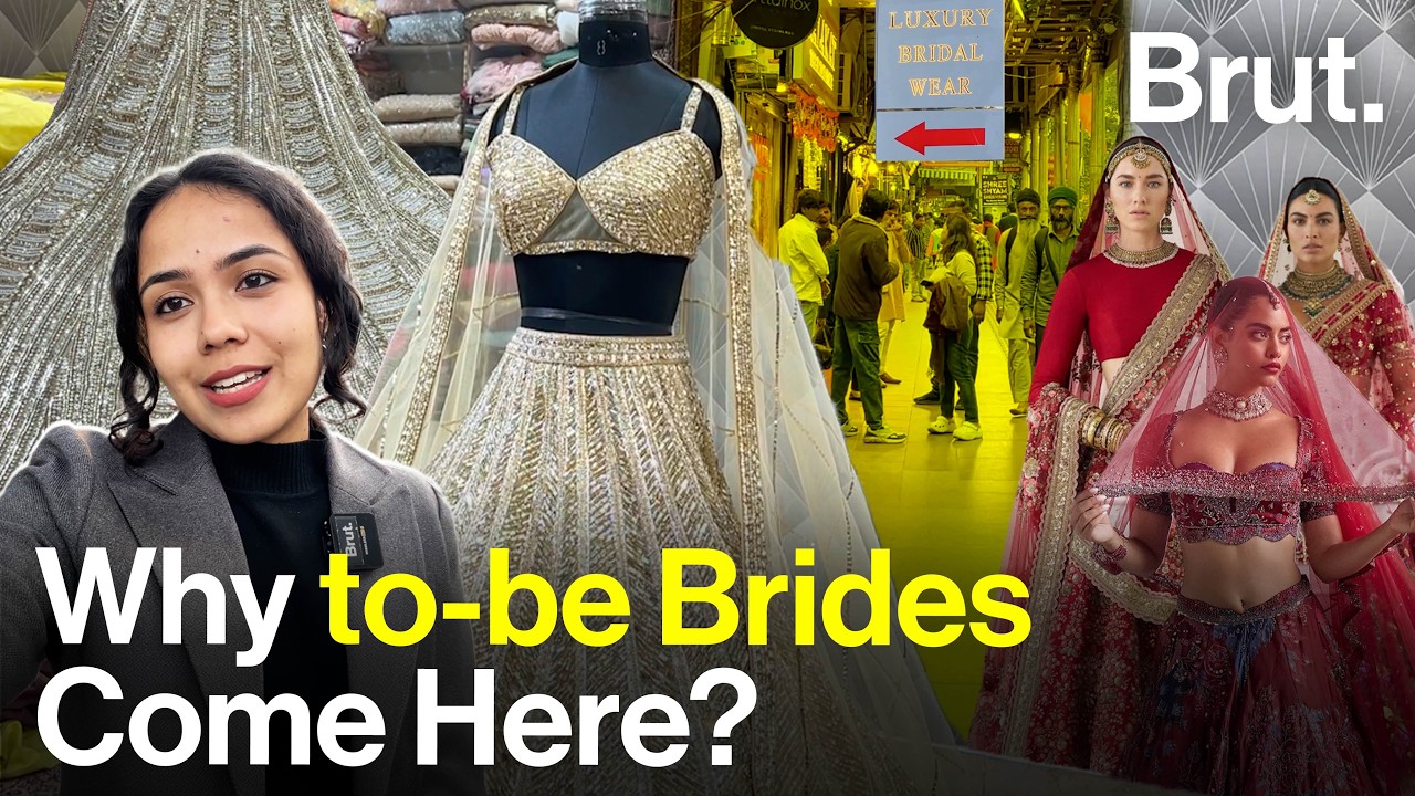 Chandni Chowk’s Designer Lehenga Replicas 2025 Edition | Brut IRL