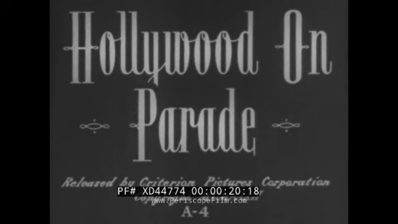 HOLLYWOOD ON PARADE  1932 PARAMOUNT STARS  EDDIE BORDEN  MARY PICKFORD  TOM MIX BING CROSBY XD44774