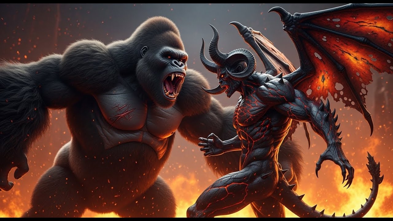 Kong Takes on the Devil: EPIC BATTLE: Kong vs Satan at Hellgate