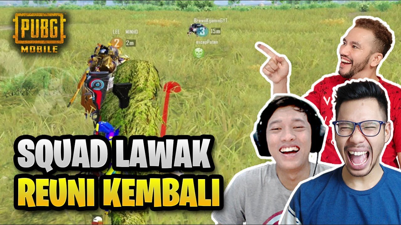 SQUAD LAWAK KEMBALI LANGSUNG NGAKAK - PUBG MOBILE