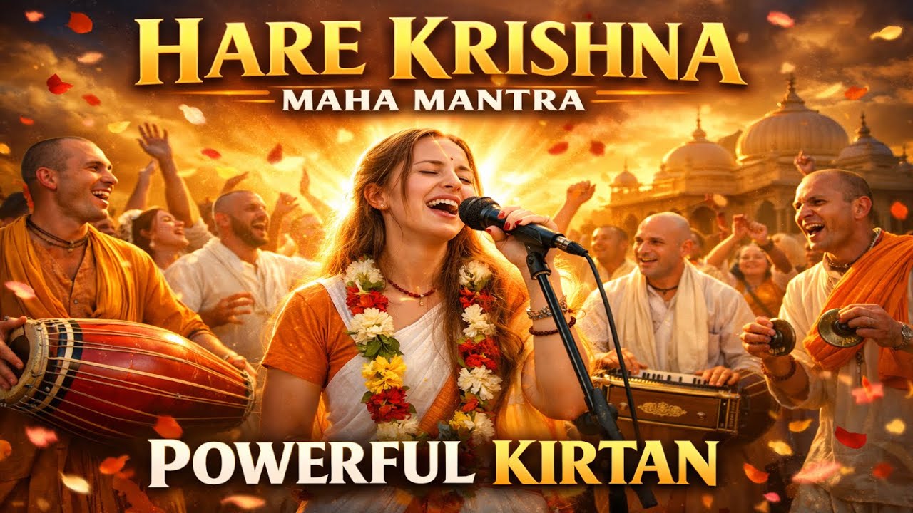 HARE KRISHNA MAHA MANTRAPowerful Kirtan at Sunset 🌅Soul Awakening Chanting Experience