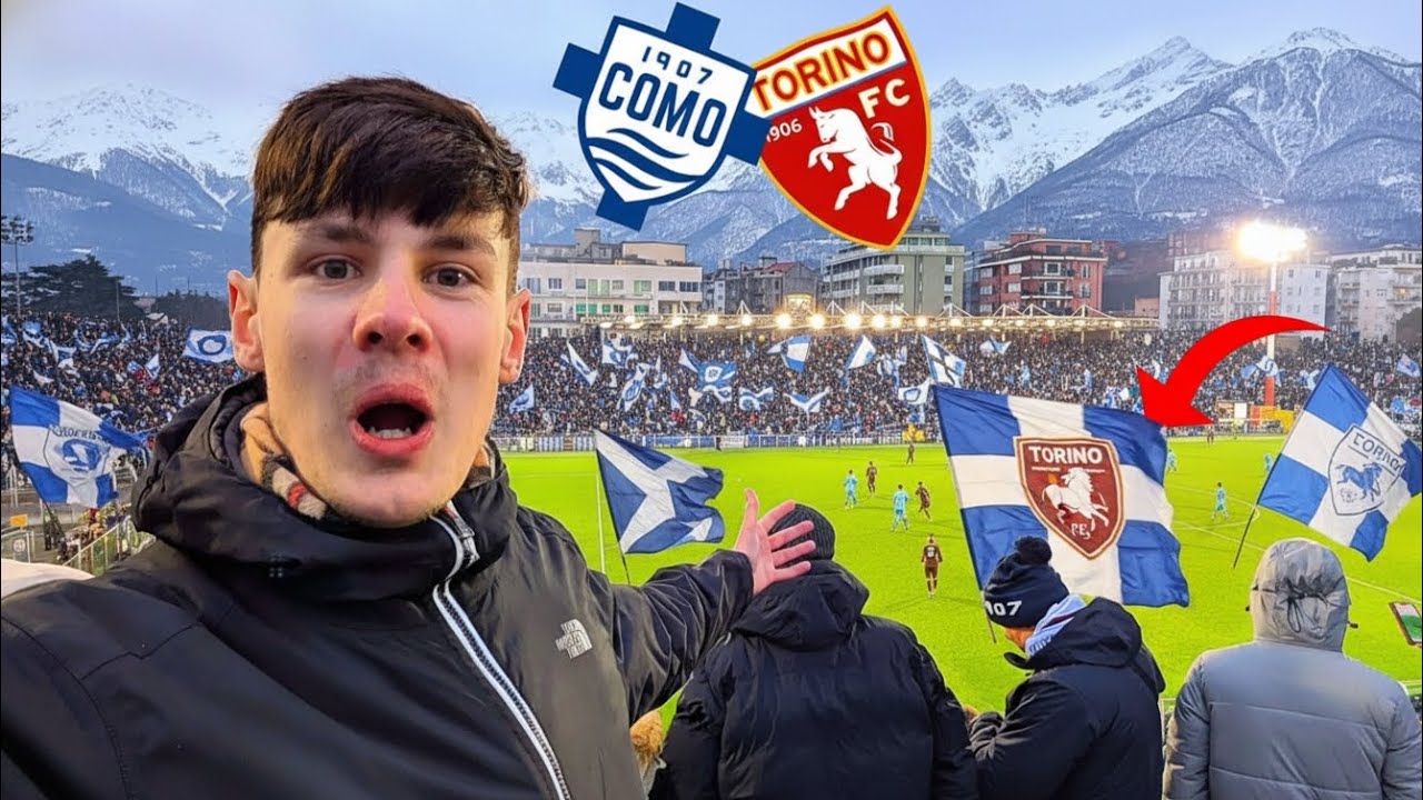 VISITING THE MOST PICTURESQUE STADIUM IN THE WORLD AS COMO OBLITERATE TORINO | Como vs Torino