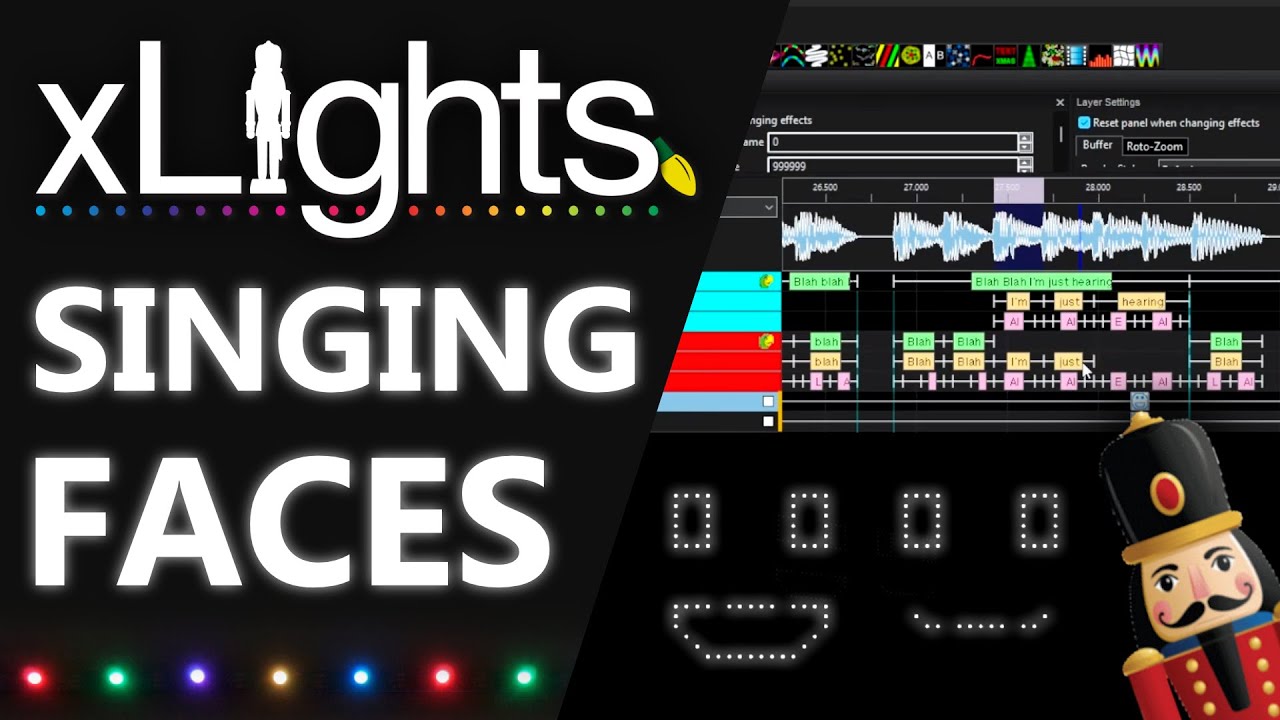 Alles, was zu zu Singing Faces in xLights wissen musst | Tutorial | xLights | Deutsch