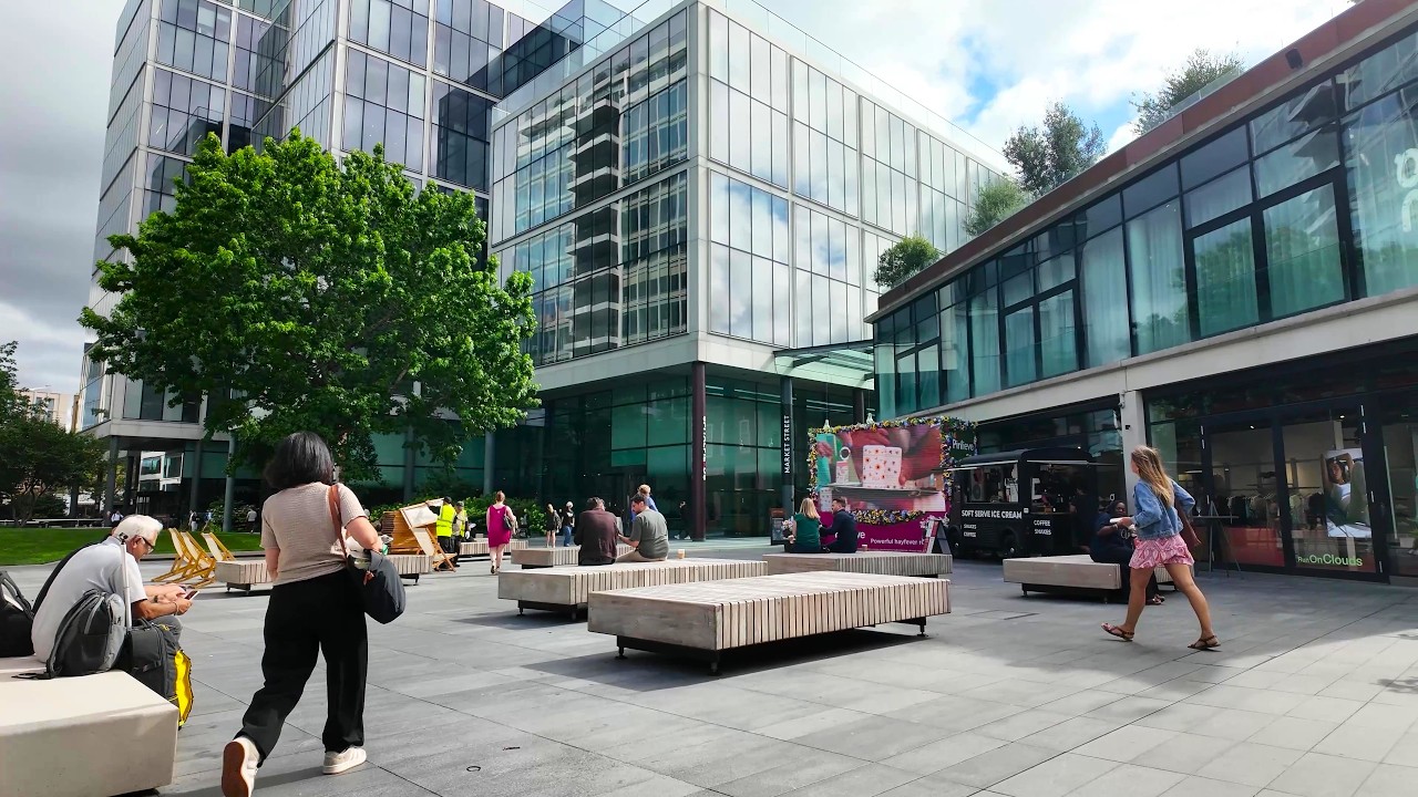 [4K] Broadgate, Spitalfields & Mill Harbour | Canary Wharf & City of London Walk
