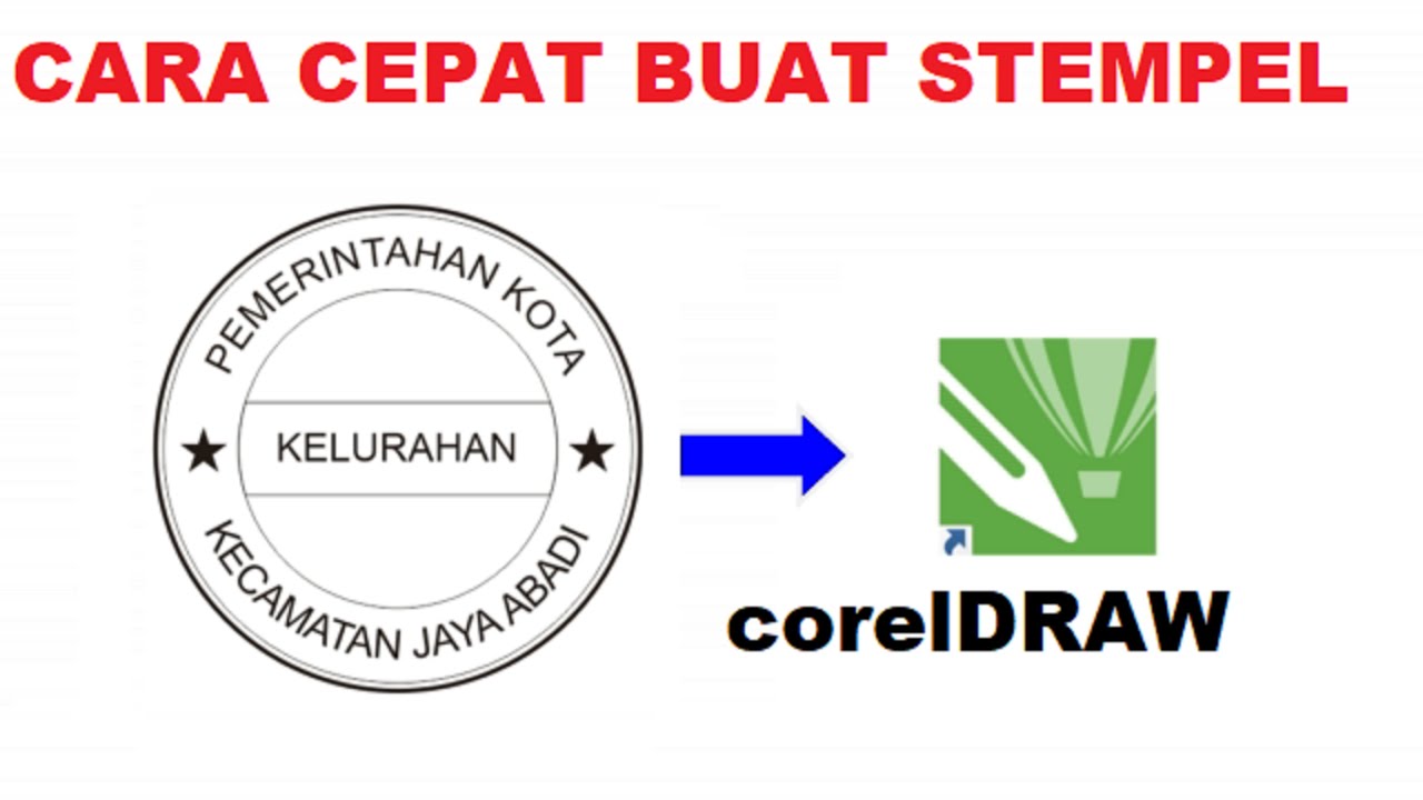 Cara Membuat Stempel di Coreldraw x7 dengan Mudah
