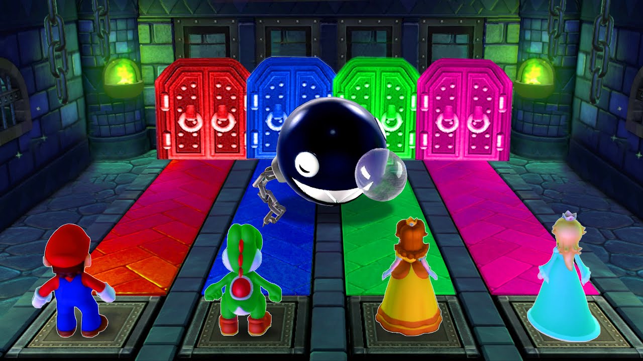 Mario Party 10 Minigames - Mario Vs Yoshi Vs Daisy Vs Rosalina (Master Difficulty)