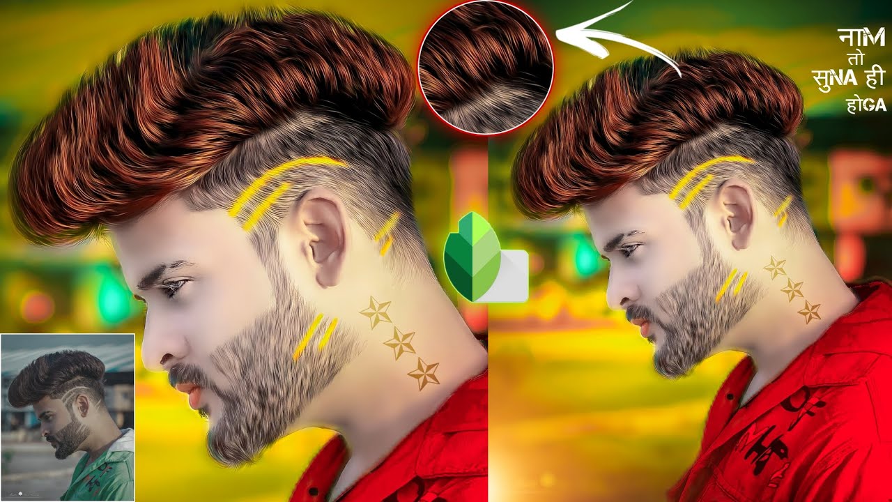 Snapseed Hair Style Editing / Snapseed Hair + White Face Photo Editing | Snapseed CB Editing